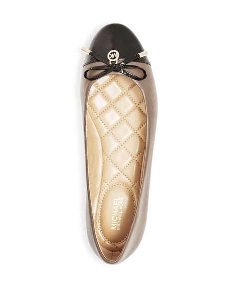 michael kors non leather|michael kors leather flats.